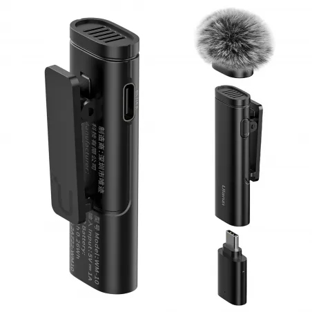 Ulanzi WM-10 Wireless Clip-on Microphone for Type-c Mobile
