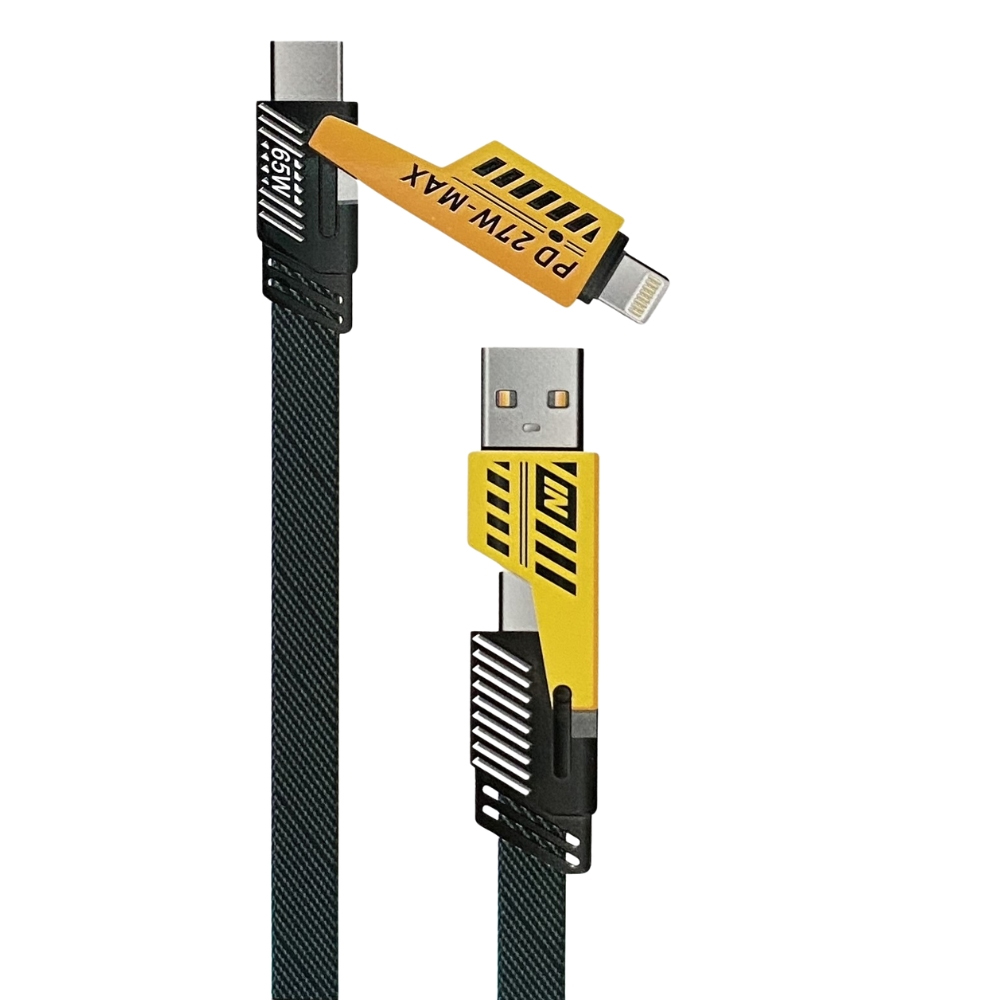 Reeoo 100W 4 In 1 Charging Data Cable