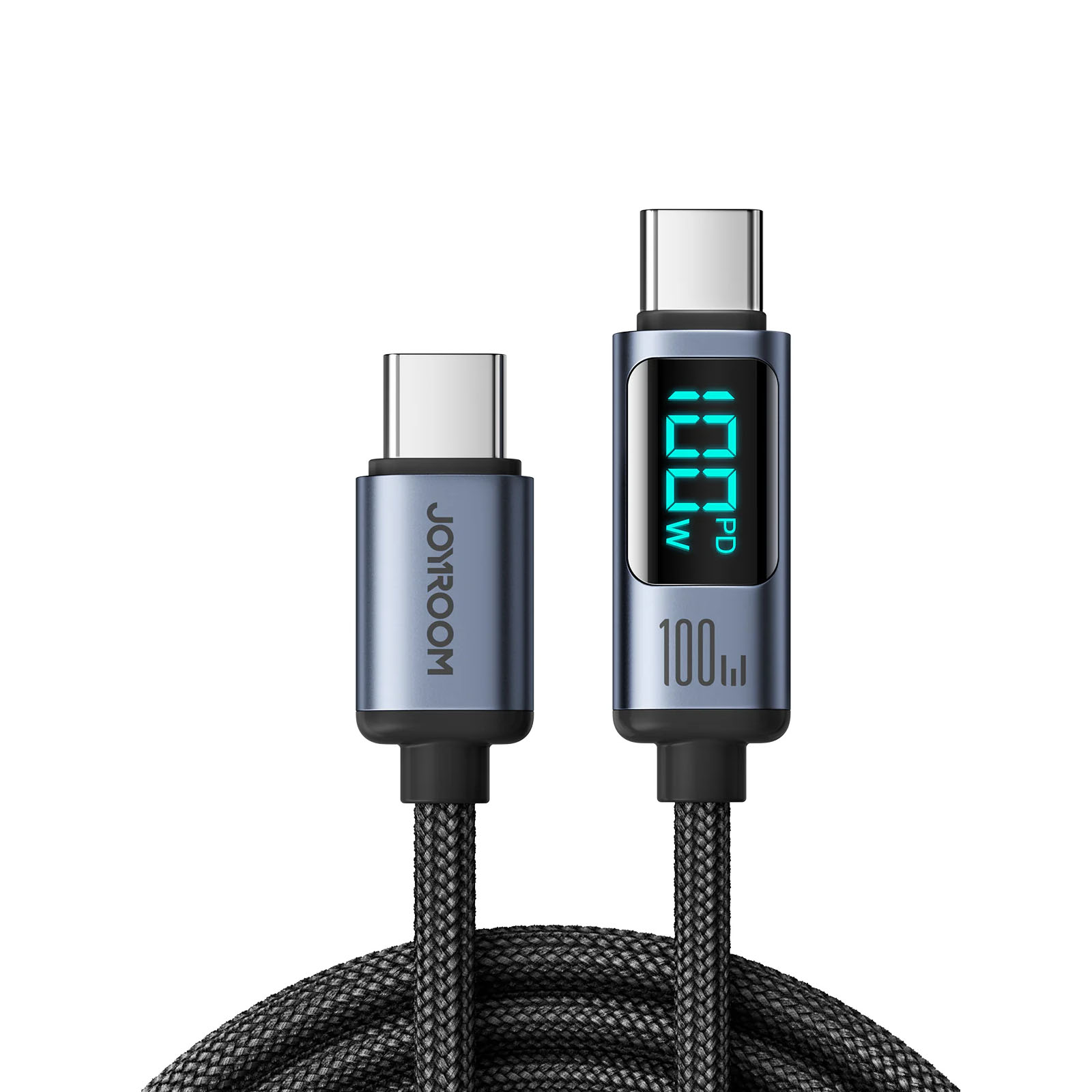 Joyroom S-CC100A16 100W Prism Series Digital Display Fast Charging Type-C Cable