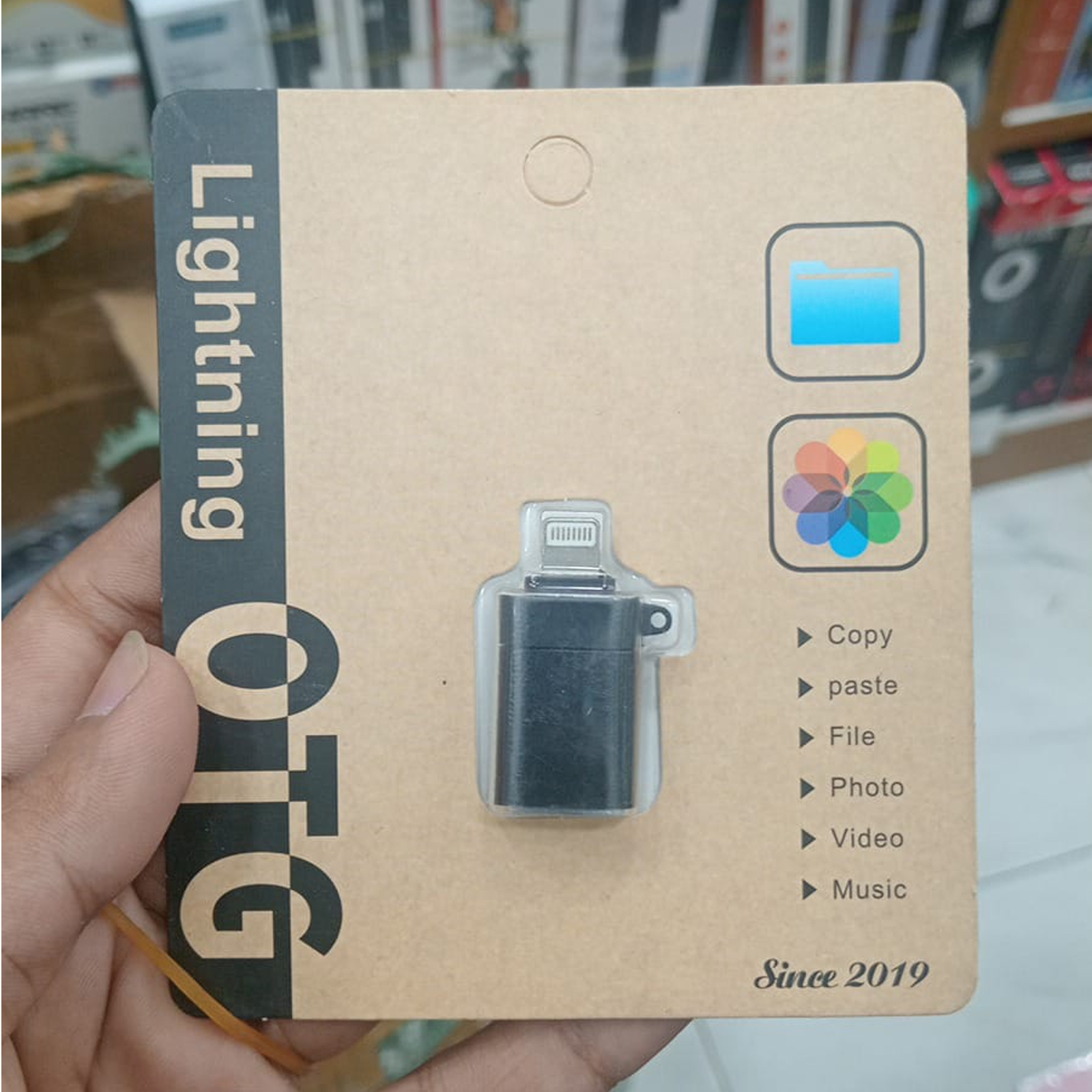 Lightning OTG Adapter – USB File Transfer for iPhone & iPad